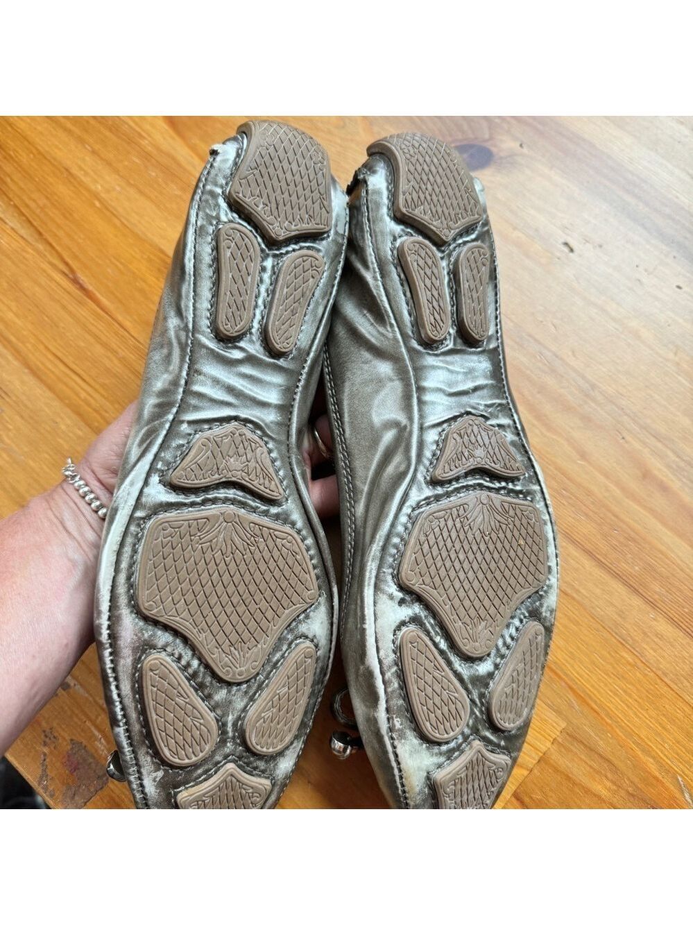 Tahari ballerina flats size 38.5 - Picture 5 of 11
